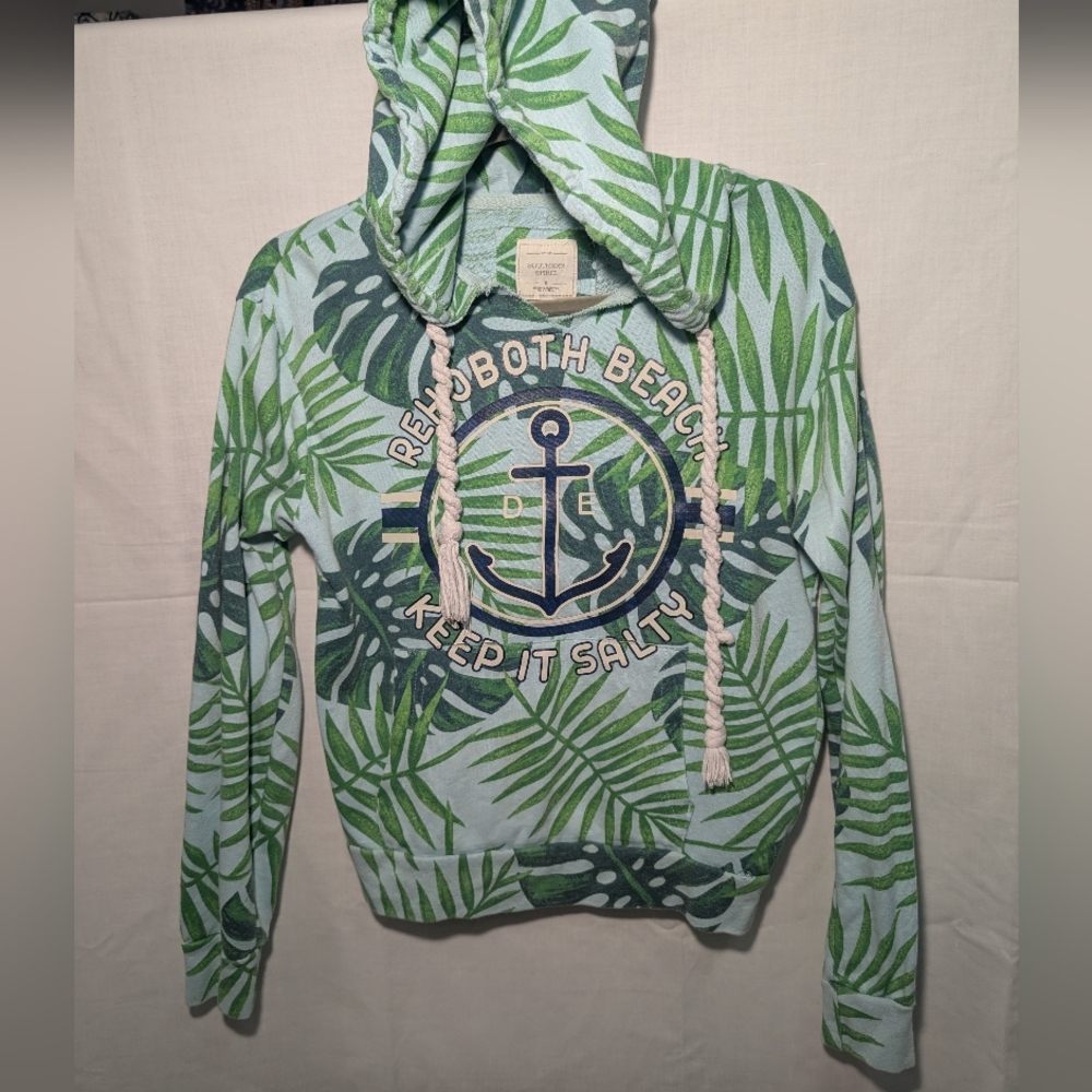Southern Spirit Women's Rehoboth Beach Pullover Hooded Sweatshirt Size Small